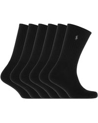 Ralph Lauren - 6 Pack Socks - Lyst