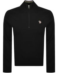 Paul Smith - Half Zip Knit Jumper - Lyst