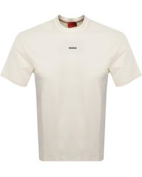 HUGO - Dapolino T Shirt Off - Lyst
