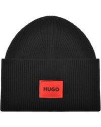 HUGO - Xaff 6 Beanie Hat - Lyst