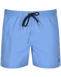 Gant Basic Swim Shorts Classic Fit Pantalones Cortos para Hombre 