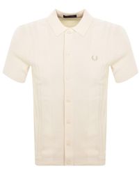 Fred Perry - Long Sleeved Knit Shirt - Lyst