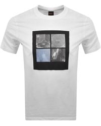 BOSS - Boss Te Cover Graphic T Shirt - Lyst