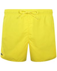 Lacoste - Core Essentials Swim Shorts - Lyst