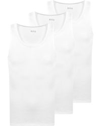 BOSS BUSINESS - Boss 3 Pack Vest T Shirts - Lyst