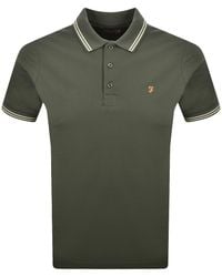 Farah - Farah Bowes Tipping Polo T Shirt - Lyst