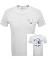 TRUE RELIGION - Filled Script Buddha T Shirt - Lyst