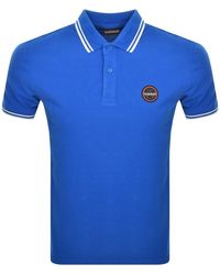 Napapijri - Macas Short Sleeve Polo T Shirt - Lyst