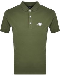 Replay - Short Sleeved Logo Polo T Shirt - Lyst