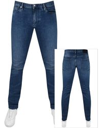 Armani - Emporio J06 Slim Jeans Mid Wash - Lyst