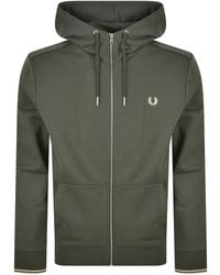 Fred Perry - Full Zip Hoodie Field - Lyst