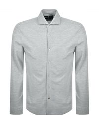 BOSS BUSINESS - Boss P Hank Spread Slim Fit Shirt - Lyst