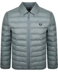 Fred Perry - Collared Insulated Jacket - Lyst