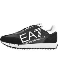 EA7 - Emporio Armani Logo Trainers - Lyst