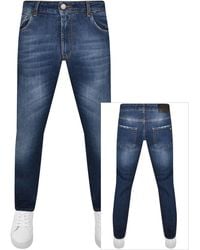 Lyle & Scott - Slim Fit Jeans Dark Wash - Lyst
