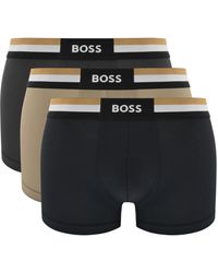 BOSS BUSINESS - Boss Underwear 3 Pack Motion Trunks - Lyst