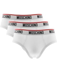Moschino - Underwear Three Pack Briefs - Lyst