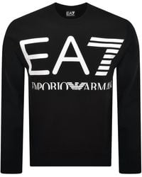 EA7 - Emporio Armani Logo Sweatshirt - Lyst