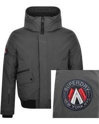 Superdry - City Hooded Bomber Jacket - Lyst