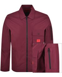 HUGO - Emmond Overshirt - Lyst