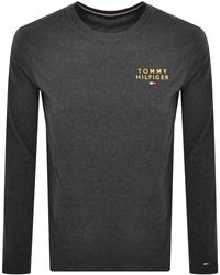 Tommy Hilfiger - Logo Long Sleeved T Shirt - Lyst