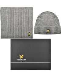 Lyle & Scott - Scarf And Beanie Set - Lyst