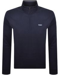 Hackett - Half Zip Sweatshirt - Lyst