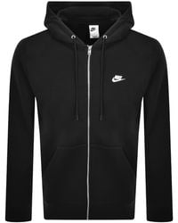 Nike - Full Zip Club Hoodie - Lyst