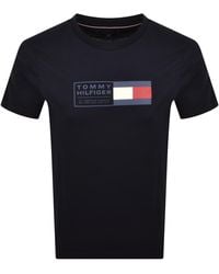 Tommy Hilfiger - Text Box T Shirt - Lyst