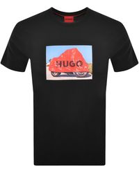 HUGO - Dostino T Shirt - Lyst
