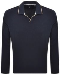Ted Baker - Maste Long Sleeve Polo Shirt - Lyst