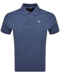 Barbour - Tartan Pique Polo T Shirt - Lyst