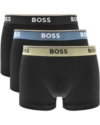 BOSS BUSINESS - Boss Underwear 3 Pack Power Trunks - Lyst