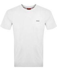 HUGO - Dero222 Crew Neck Short Sleeve T Shirt - Lyst