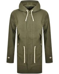 pretty green smiley parka