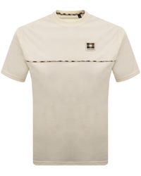Aquascutum - Club Check Piping T Shirt - Lyst