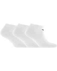 Armani - Emporio 3 Pack Trainer Socks - Lyst
