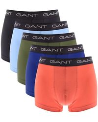 GANT - 5 Pack Basic Trunks - Lyst