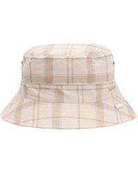 Barbour - Transport Bucket Hat Mist Tartan - Lyst