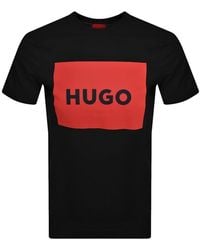 HUGO - Dulive Crew Neck T Shirt - Lyst