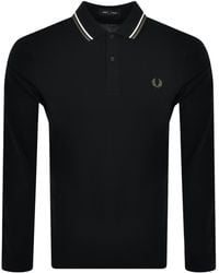 Fred Perry - Long Sleeved Polo T Shirt - Lyst