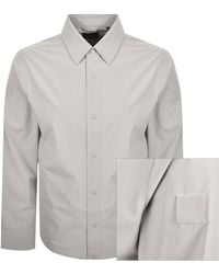 BOSS - Boss Leldon Long Sleeved Overshirt - Lyst