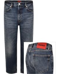 HUGO - 840 Straight Jeans - Lyst