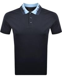 Armani - Emporio Ombre Collar Polo T Shirt - Lyst