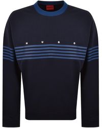 HUGO - Demso Sweatshirt Dark - Lyst