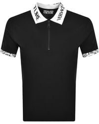 Versace Jeans Couture - Couture Liquify Polo T Shirt - Lyst