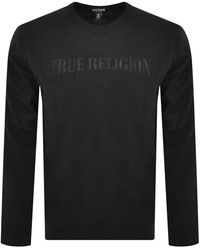 True Religion - Long Sleeve Arch T Shirt - Lyst