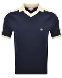 Lacoste - Mesh Panel Polo T Shirt - Lyst