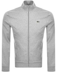 Lacoste - Zip Up Sweatshirt - Lyst