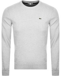 lacoste gray sweater
